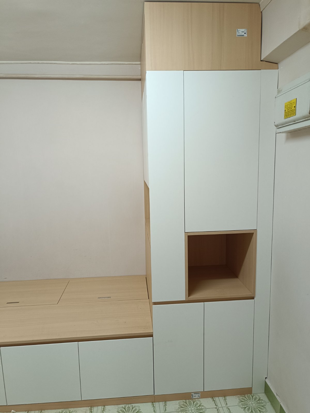 新翠邨 細單位全屋收納 訂造傢俬實景